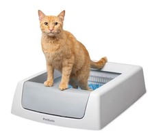 Pet.Safe ScoopFree Crystal Classic Self-Cleaning Litter Box, Large, Easy Cleanup