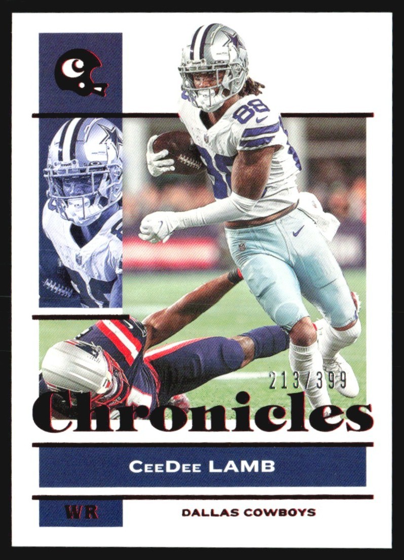 2021 Panini Chronicles Red 213/399 CeeDee Lamb #27 FR6