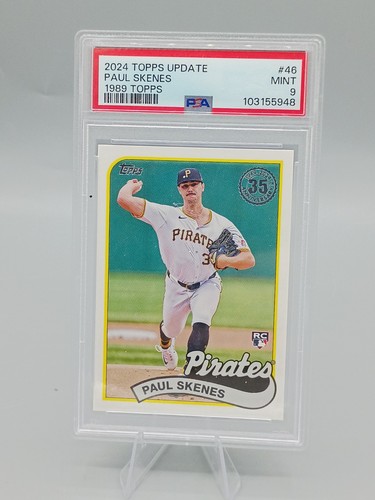 Paul Skenes Topps 1989 Rc PSA 9