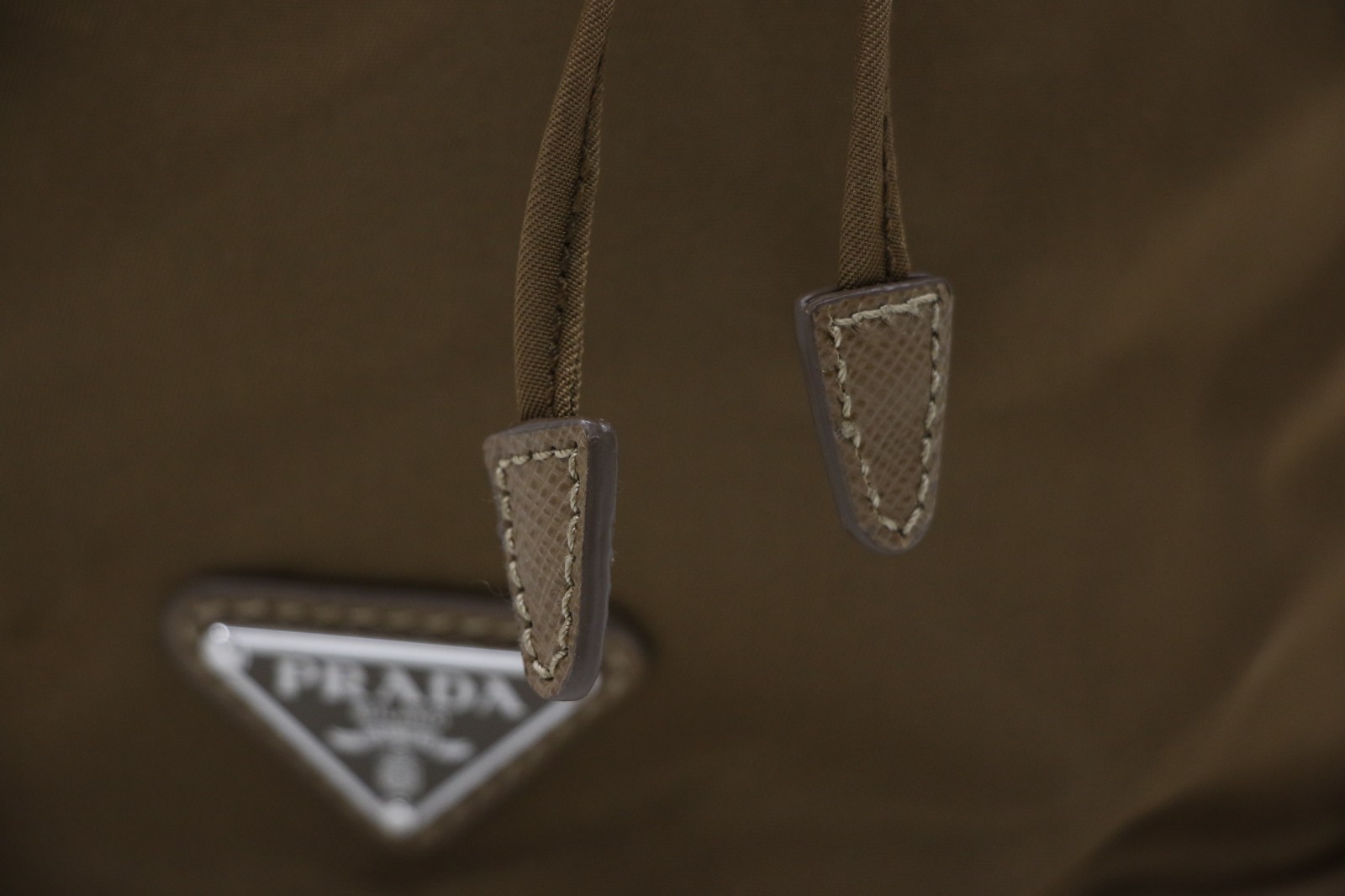 Prada Re-Nylon Drawstring Pouch - Brandy/Brown - image 3