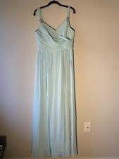Mori Lee For Madeline Gardner Teal Formal Dress Gown Size 12 Tall