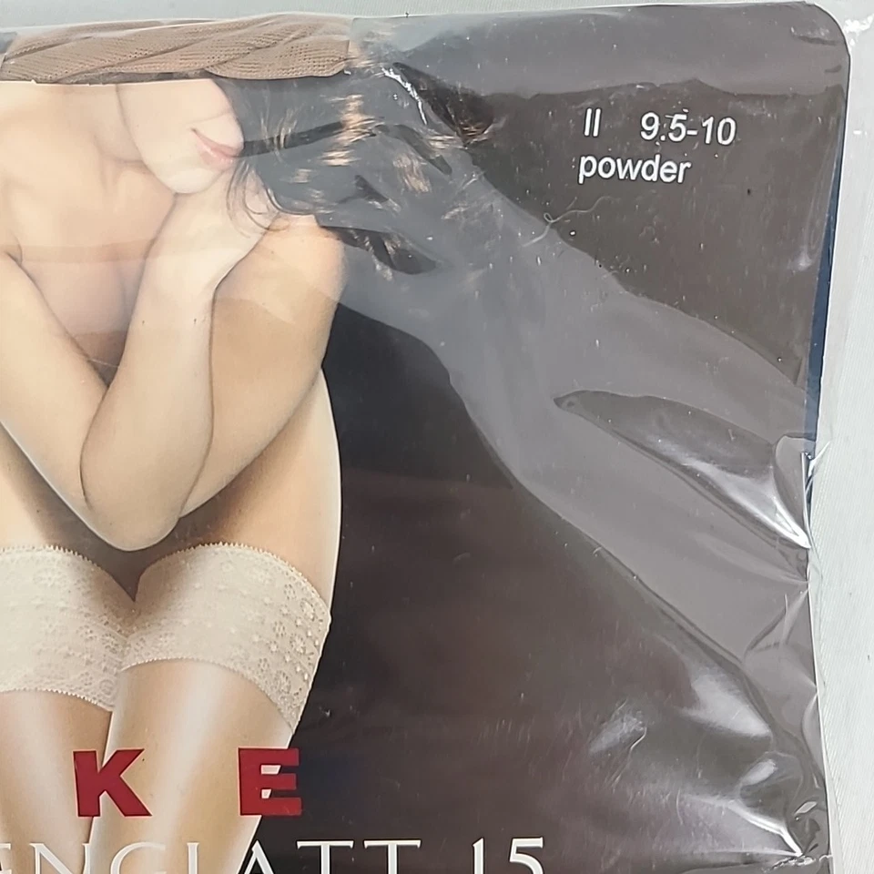 NUEVAS Medias Falke Transparente Seida Lisa 15 Den Polvo Talla 9.5-10 Foto 3 de 4