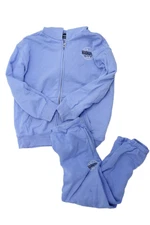 Gap X Madhappy Unisex Kids Cotton Blend Hoodie + Sweatpants Set Blue Size XL