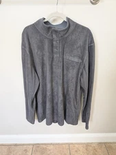 Free Fly Pullover Mens 3XL Performance Bamboo Fleece Long Sleeve Quarter Snap