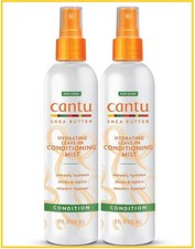 2-Pack Cantu Leave-In Conditioning Mist with Pure Shea Butter, 8 fl oz 