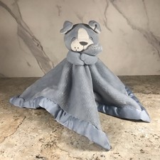 CARTER'S BLUE PUPPY DOG LOVEY SECURITY BLANKET PLUSH CIRCA 2016
