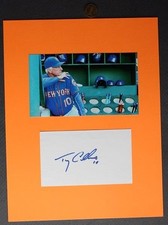 2011-17 New York Mets Manager Terry Collins signed / autographed card & photo --