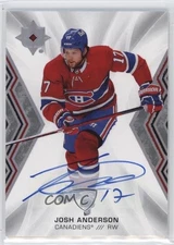 2021-22 Upper Deck Ultimate Collection Auto Josh Anderson #75 Auto