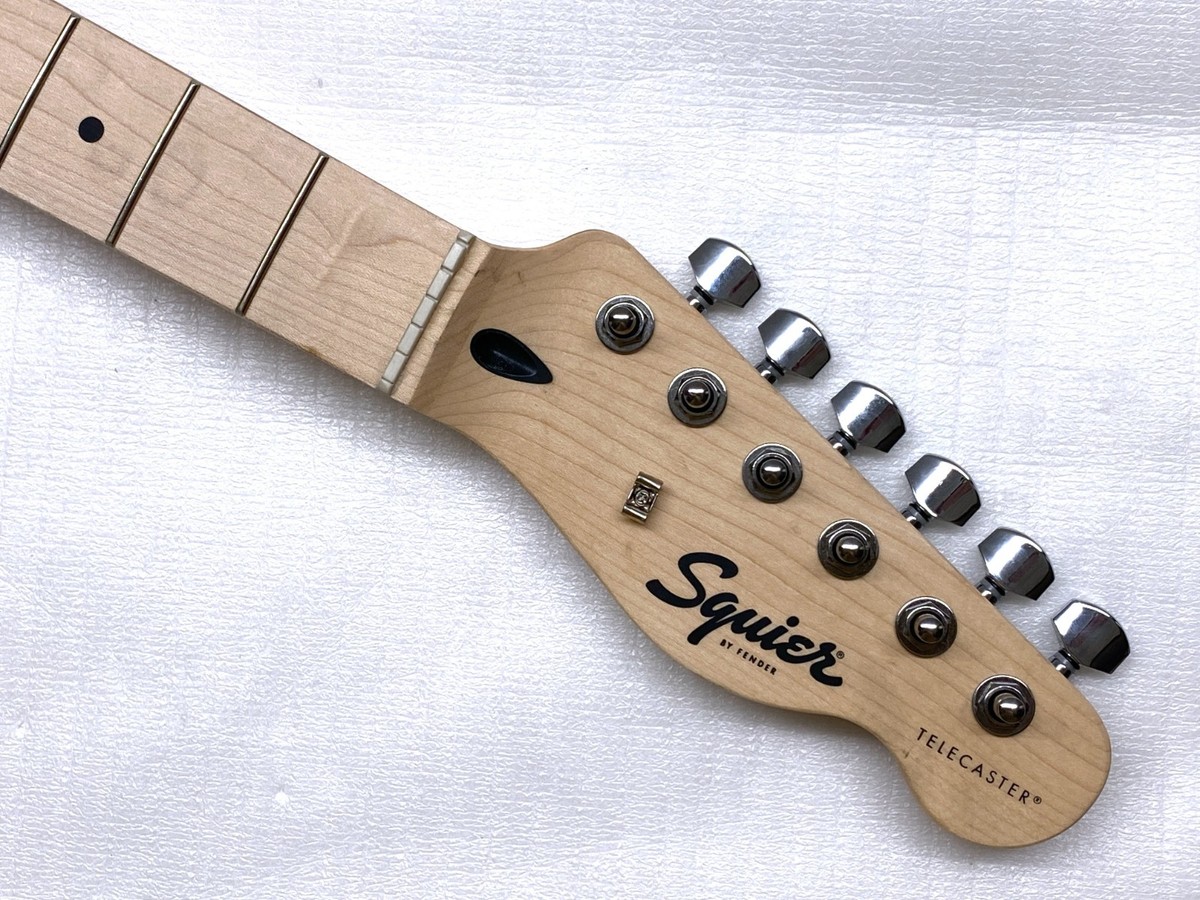 Genuine Fender Squier TELE NECK w/ TUNING KEYS Maple Telecaster