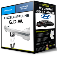 Abnehmbare AnhäNgerkupplung für Hyundai I30 Fastback 18-24 Typ PDE / Pden G.D.W.