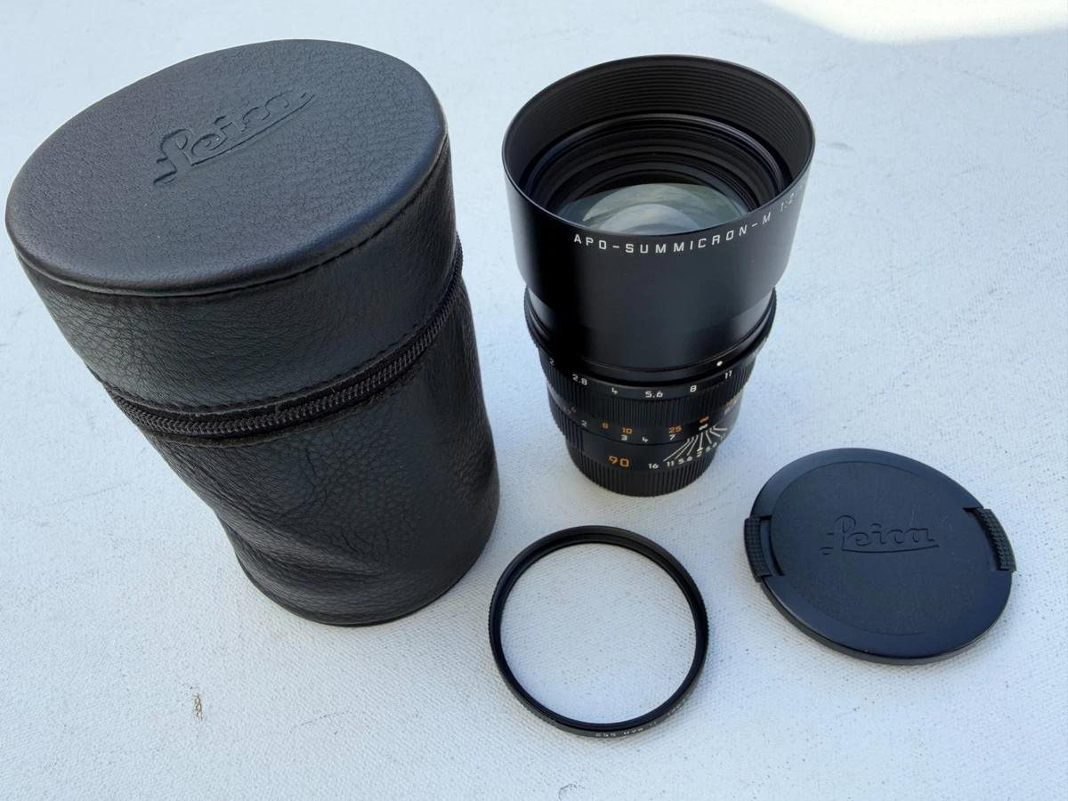 Leica APO-SUMMICRON-M 90mm Focal Camera Lenses for sale | eBay