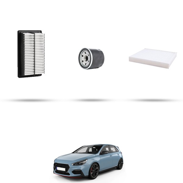 Hoffcar Set Service - 3 Filter FüR Hyundai I30 ( Pd,Pde ) 1.5 T-Gdi 118KW Von 20-image