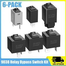 6 Packs 9038 Relay Bypass Switch Relay Tester, Relay Bypass Switch Scan Tool Kit