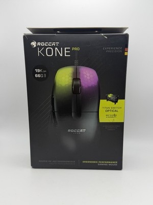 ROCCAT Kone Pro PC Gaming Mouse Lightweight Ergonomic Design Titan Switch Black