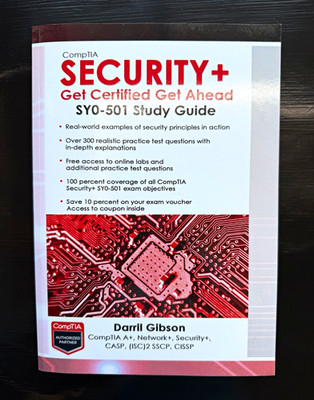 Darril Gibson CompTIA Security+ SY0-501 Study Guide Paperback 2017 Illustrated