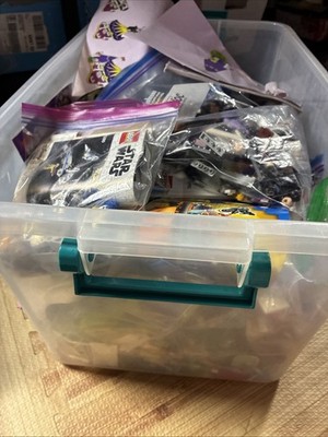 Massive LEGO Lot Complete Discontinued Sets Star Wars HP Technic 30+ Minifigs  
