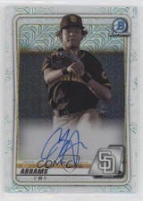 2020 Bowman Mega Box Chrome Mojo Auto CJ Abrams #BMA-CJA Auto 0c3