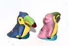 FISHER PRICE Little People SET OF 2 Boy & Girl TOUCANS Exotics Bird 2" FIGURES — photo 2
