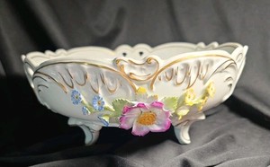 花弁装飾透かし鉢　 Von schierholz Von Schierholz Porcelain | eBay