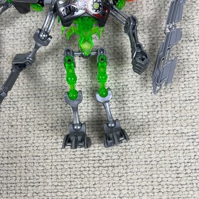LEGO Bionicle Skull Slicer 70792 Silver Green Action Figure NOT COMPLETE