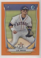 2014 Bowman Draft Chrome Orange Refractor 1/25 JD Davis #CDP81 4al