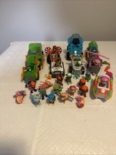 PAW PATROL Large Lot 9 Vehicles 21 Figures  Accessories Rocky Sky Hoverboats