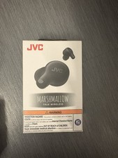 JVC HA-A18T Marshmallow True Wireless Headphones Black.