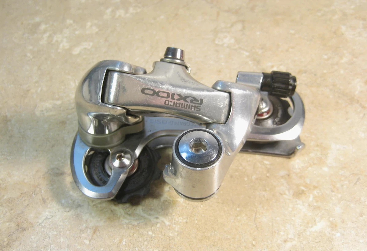 Ancien Dérailleur Arrière Shimano Rx100 – Pour Pièces Ou Réparation (ne Fonctionne Pas)