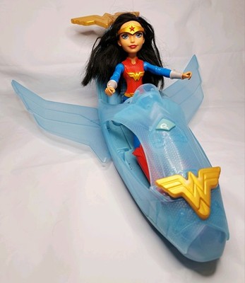 DC Super Hero 12'' Wonder Woman Actionpuppe & unsichtbarer Jet Spielset 2016 Geschenk Spielzeug