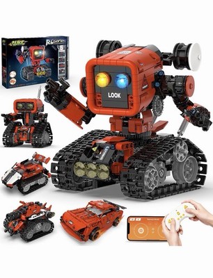 Glikid 5 in 1 Robot Building Kit, STEM APP & Remote Control Robotics