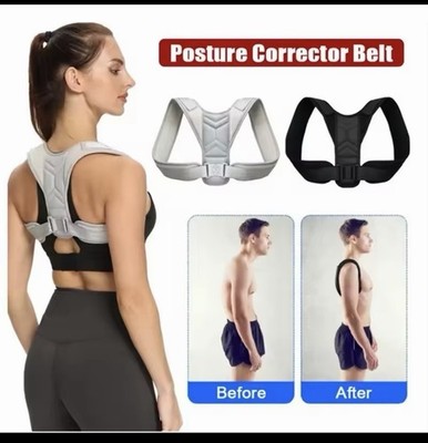 Back Shoulder Posture corrector Adjustable belt Clavicle Spine Support
