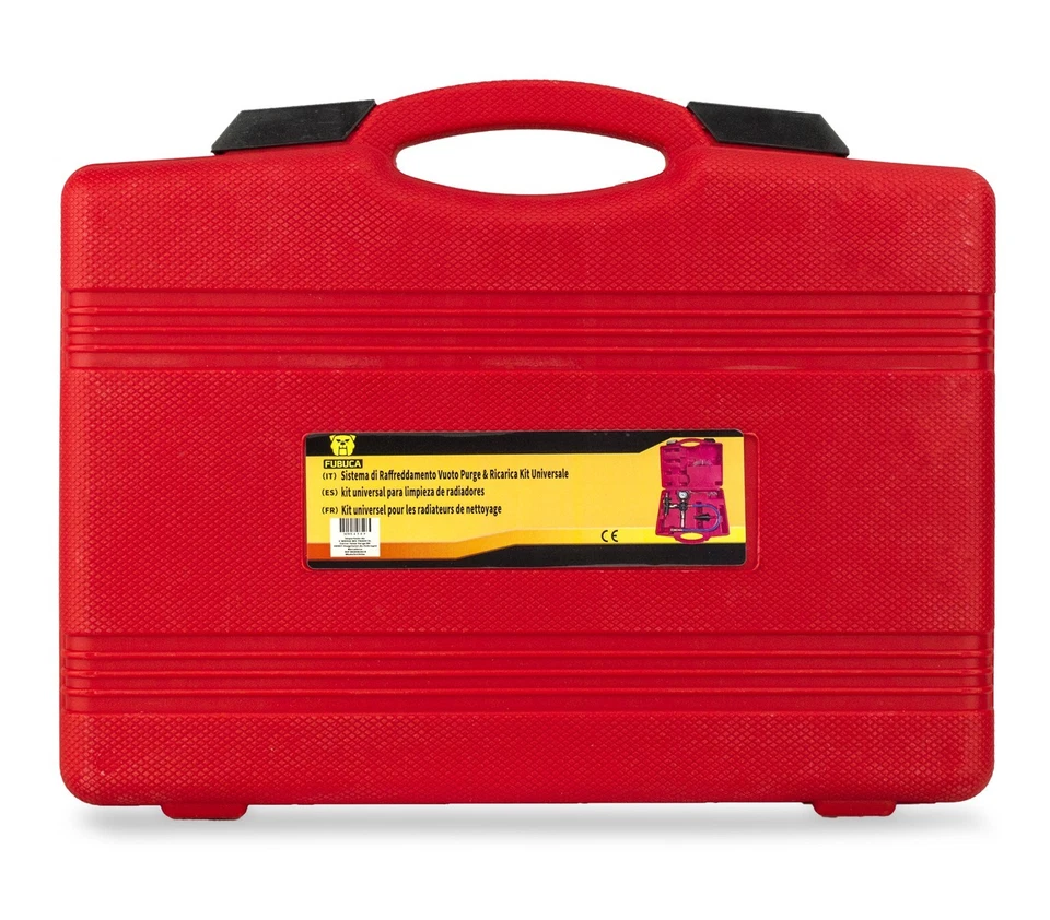 kit manutenzione tester radiatore FUBUCA 4509 con spurgo a vuoto e ricarica - Immagine 2 di 4