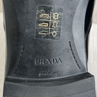 2000s Prada 2D 1454 Spazzolatta Punch Medallion Rubber Sole Loafer UK 7.5 US 8.5 — photo 9