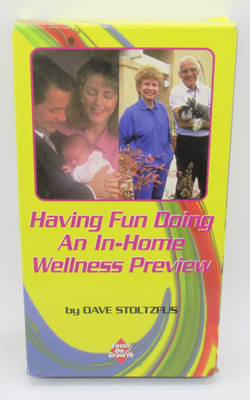 DAVE STOLTZFUS-HAVING FUN DOING AN IN-HOME WELLNESS PREVIEW VHS VIDEO, MARKETING