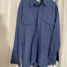 Workrite Men's FR Long Sleeve Button Up Flame Resistant Shirt Size 50R EUC