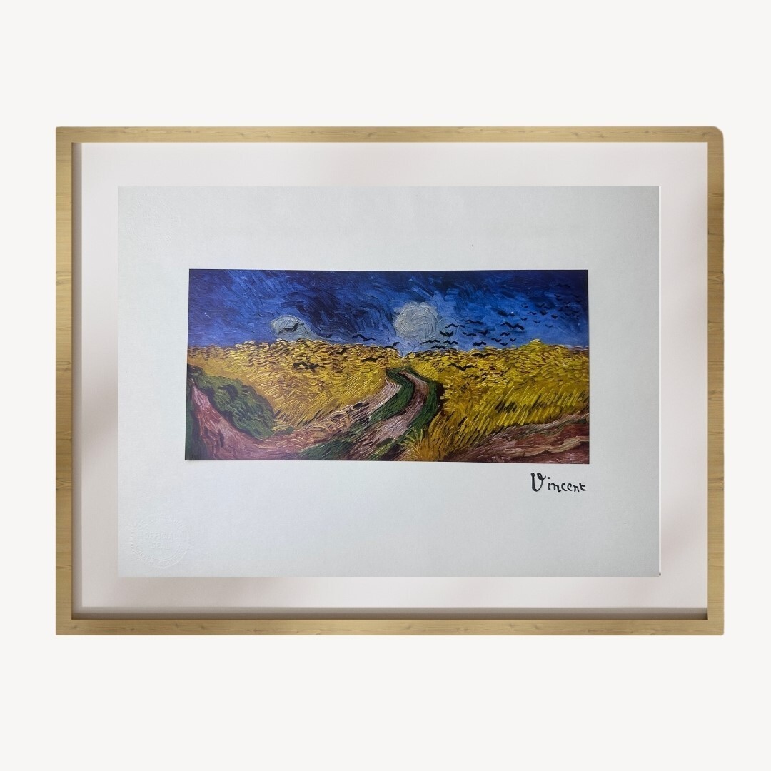 Vincent Van Gogh - Crows over the wheat field- Vintage Limited Edition Art Print