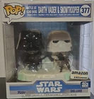 Funko Pop! Deluxe Star Wars ESB Darth Vader & Snowtrooper #377 Amazon Excl