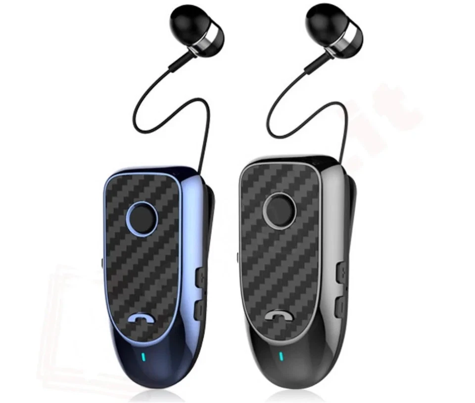 Linq Auricolari Clip on Bluetooth R9000 con microfono, Cuffie Auricolare con Cav - Immagine 2 di 3