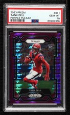 2023 Panini Prizm Rookies Purple Pulsar Prizm Tank Dell #341 PSA 10 GEM MT 18f3