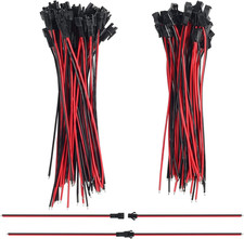 30 Pairs 2 Pin JST Connector Micro Electrical Male and Female Connector Adapt...