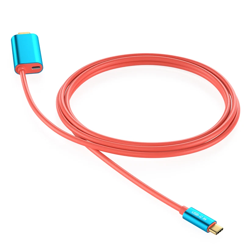 USB-C to HDMI Adapter Cable 2m | 4K 30Hz + 60W PD Fast Charging - Image 2 of 4