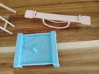 Vintage Lot MARX Plastic Dollhouse Playground Swing set Sand Box Children Slide  — photo 6