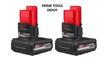 Milwaukee M12 REDLITHIUM HIGH OUTPUT XC5.0 5.0Ah Battery 2-Pack 48-11-2450 NEW