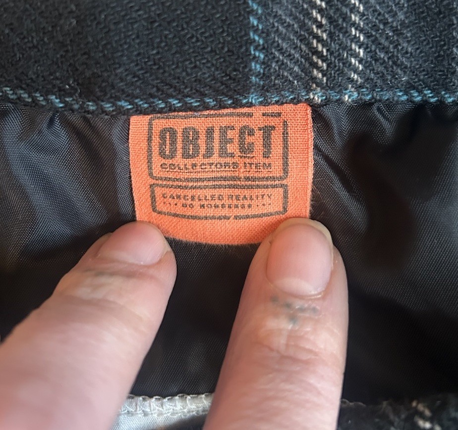 .Object Collectors Item Patchwork Plaid Wool Mini… - image 6