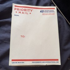 1000-pack USPS Priority Mail To / From Peel Off Shipping Address Labels 