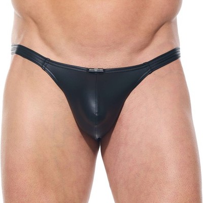 Gregg Homme Afterlight Thong mens underwear string enhancing pouch leather look