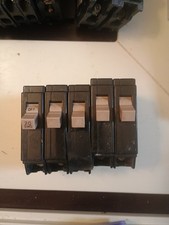 Lot Of 5- CH 1 Pole 20 Amp Breakers