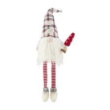 Mud Pie 27" Merry Deluxe Dangle Leg Gnome Christmas