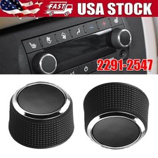 Pair Rear Control Knobs Audio Radio Fits For 2009-2013 Buick Encalve Gmc Acadia