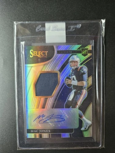 2021 Panini Mac Jones Select Silver /99 Rookie Patch Auto RC RPA SP 🔥